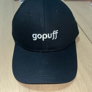 Black Gopuff Adjustable Baseball Cap